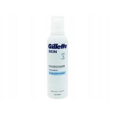 PIANKA DO GOLENIA GILLETTE SENSITIVE SKIN NAWILŻAJĄCA Z WITAMINA E 240ml